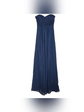 B2 Strapless Sweetheart Blue Maxi Dress Evening Gown Formal 2